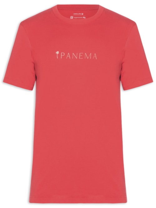 Camiseta Masculina Slim Vintage Ipanema – Vermelho