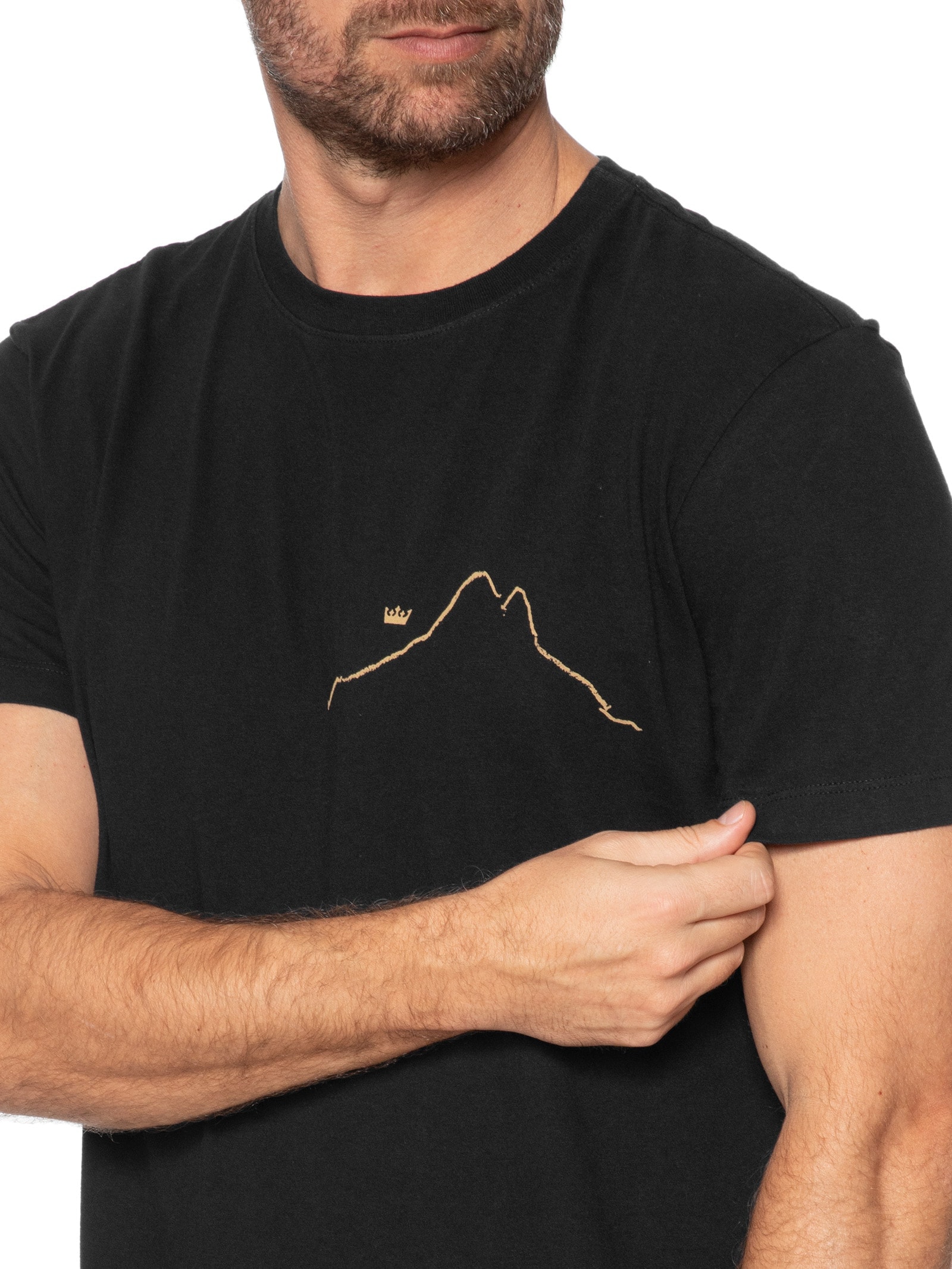 Camiseta Masculina Slim Vintage Regenerate Life Preto  Osklen