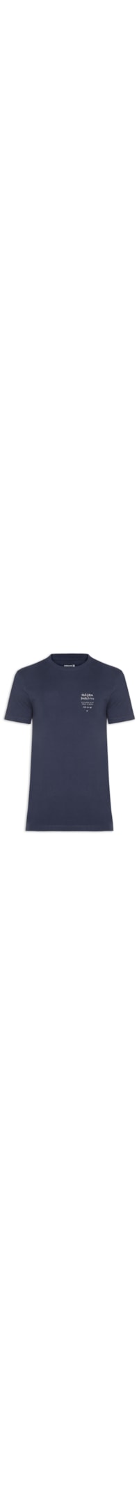 Camiseta Masculina Slim Vintage Surf Handwriting - Azul
