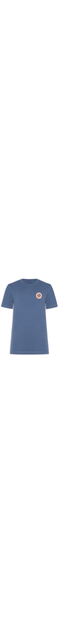 Camiseta Masculina Slim Vintage Surf Wax Mc - Azul