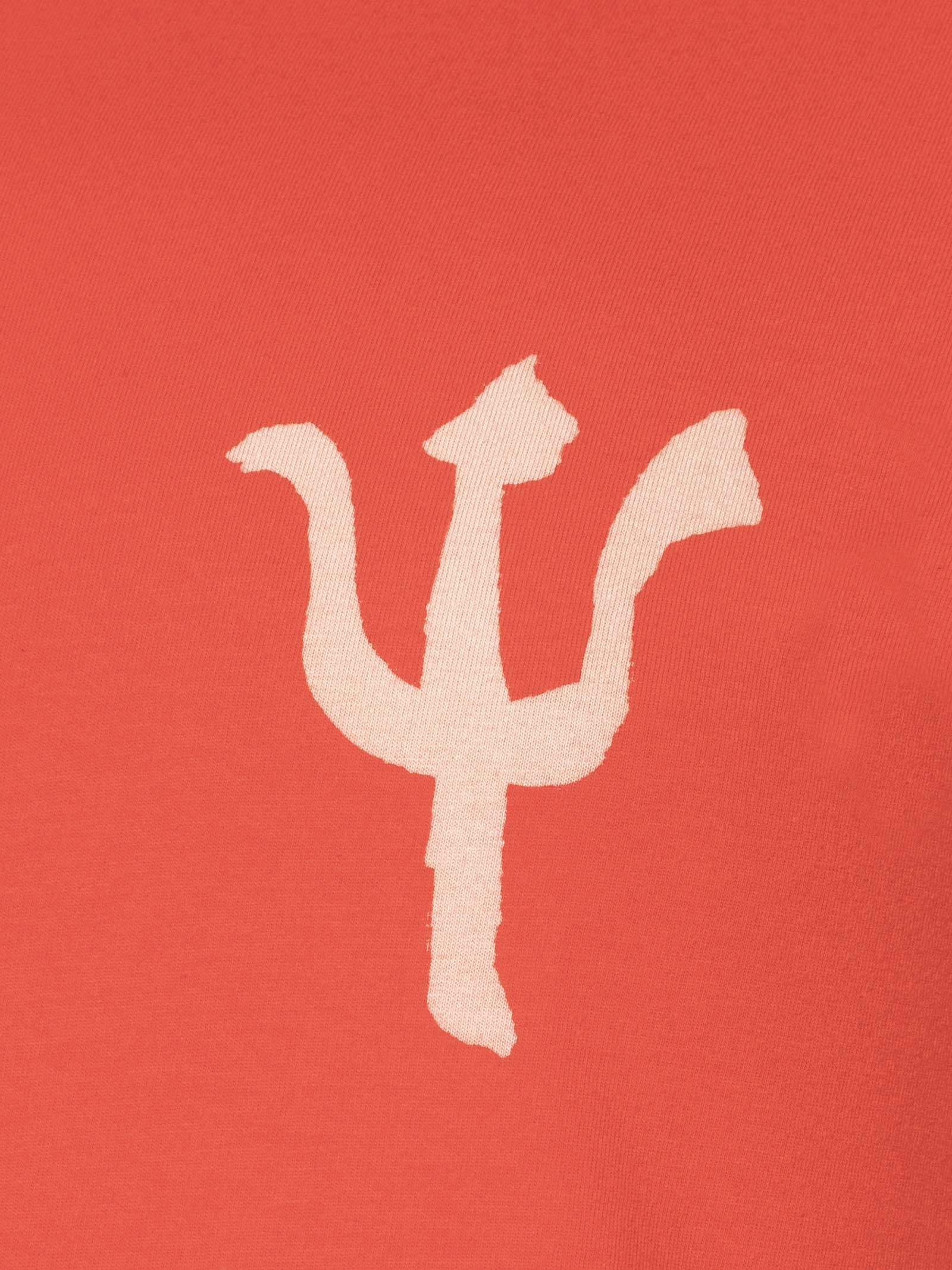 Camiseta Masculina Slim Vintage Trid Caiçara Laranja Osklen