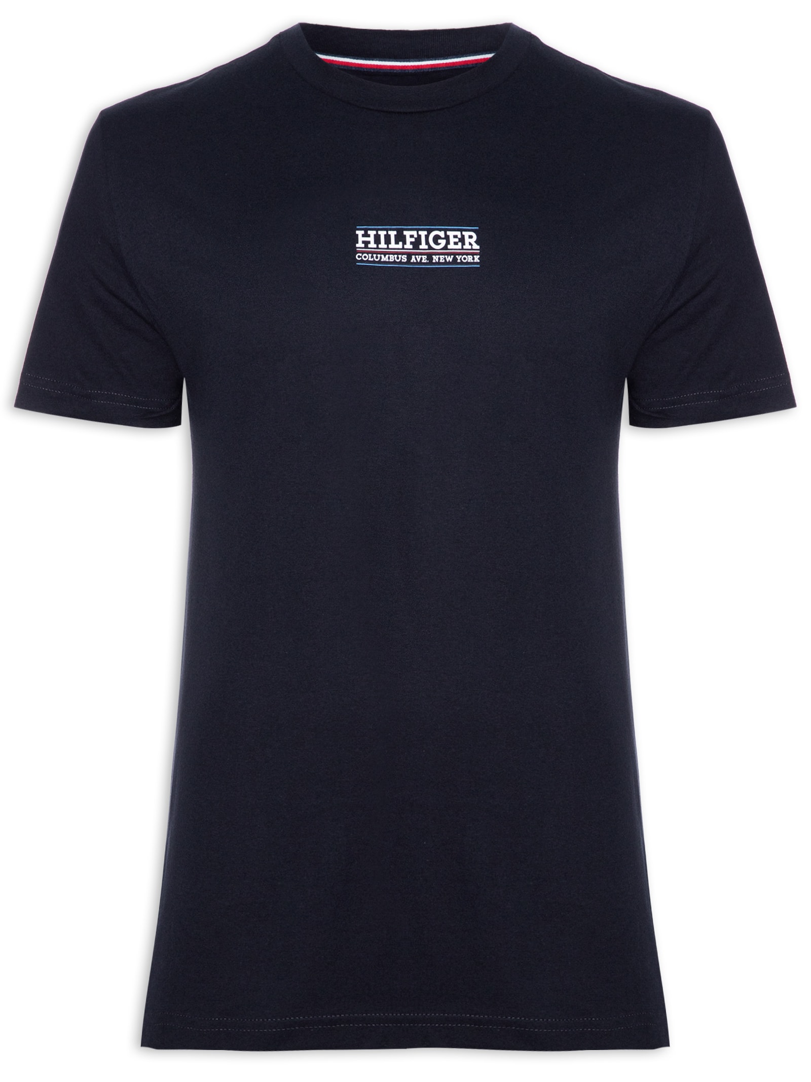 Camiseta Masculina Small Hilfiger Azul Tommy Hilfiger
