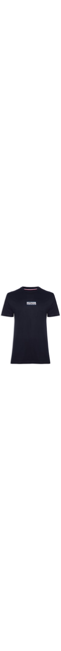 Camiseta Masculina Small Hilfiger - Azul