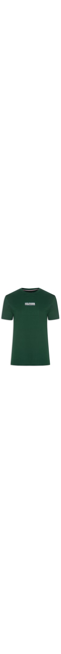 Camiseta Masculina Small Hilfiger - Verde