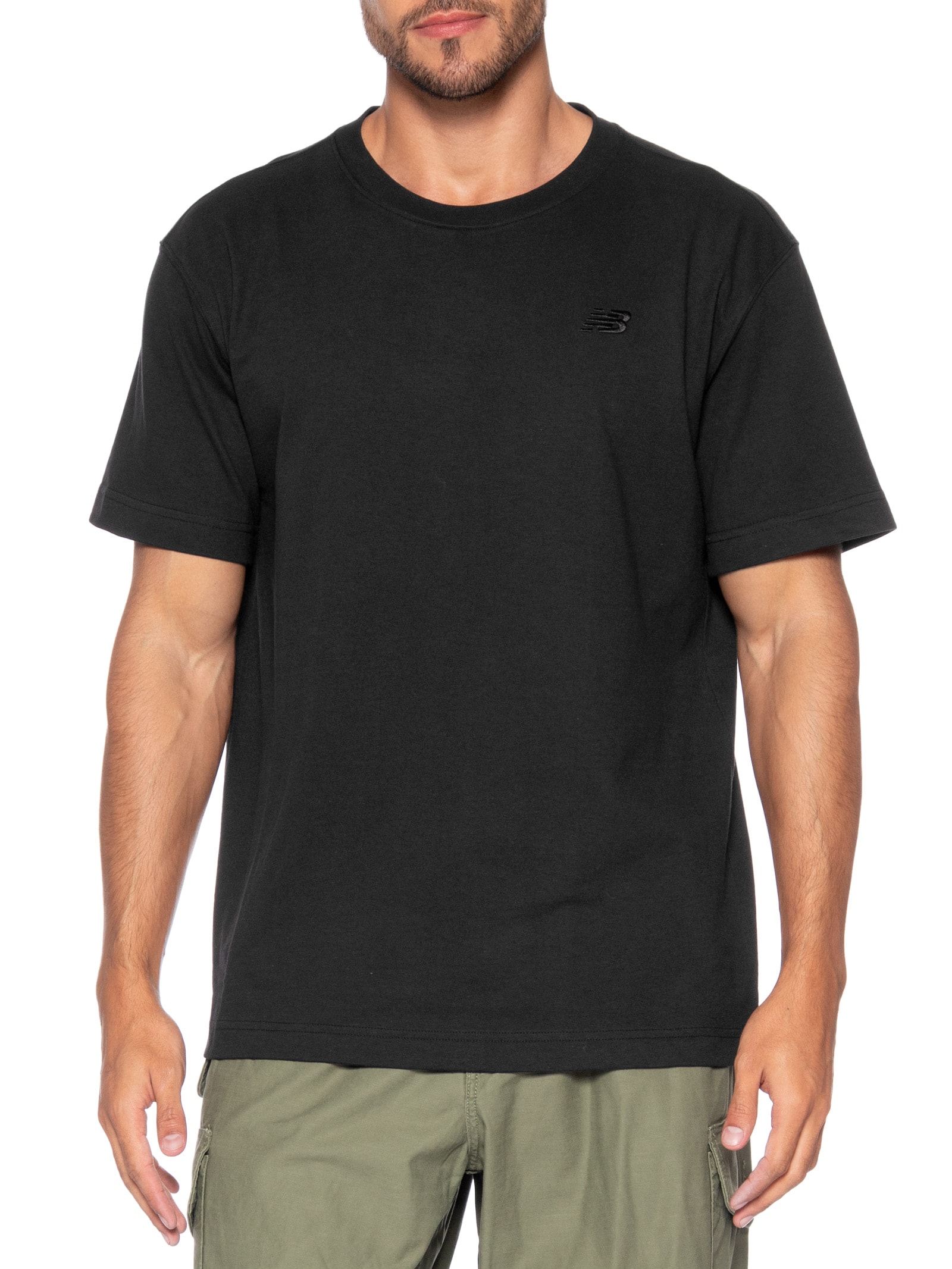 Camiseta Masculina Small Logo – Preto New Balance