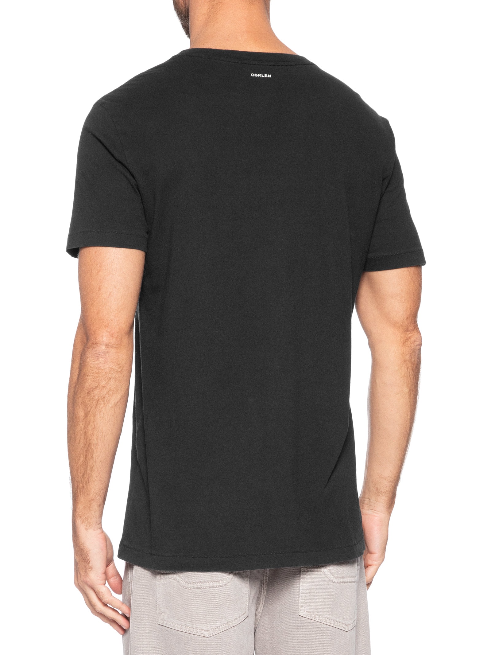 Camiseta Masculina Soft Used Insecta Preto Osklen
