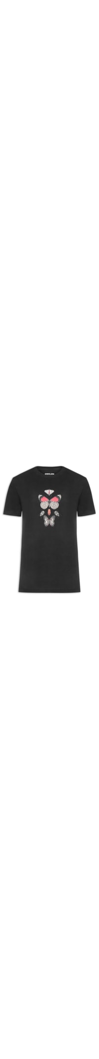Camiseta Masculina Soft Used Insecta - Preto