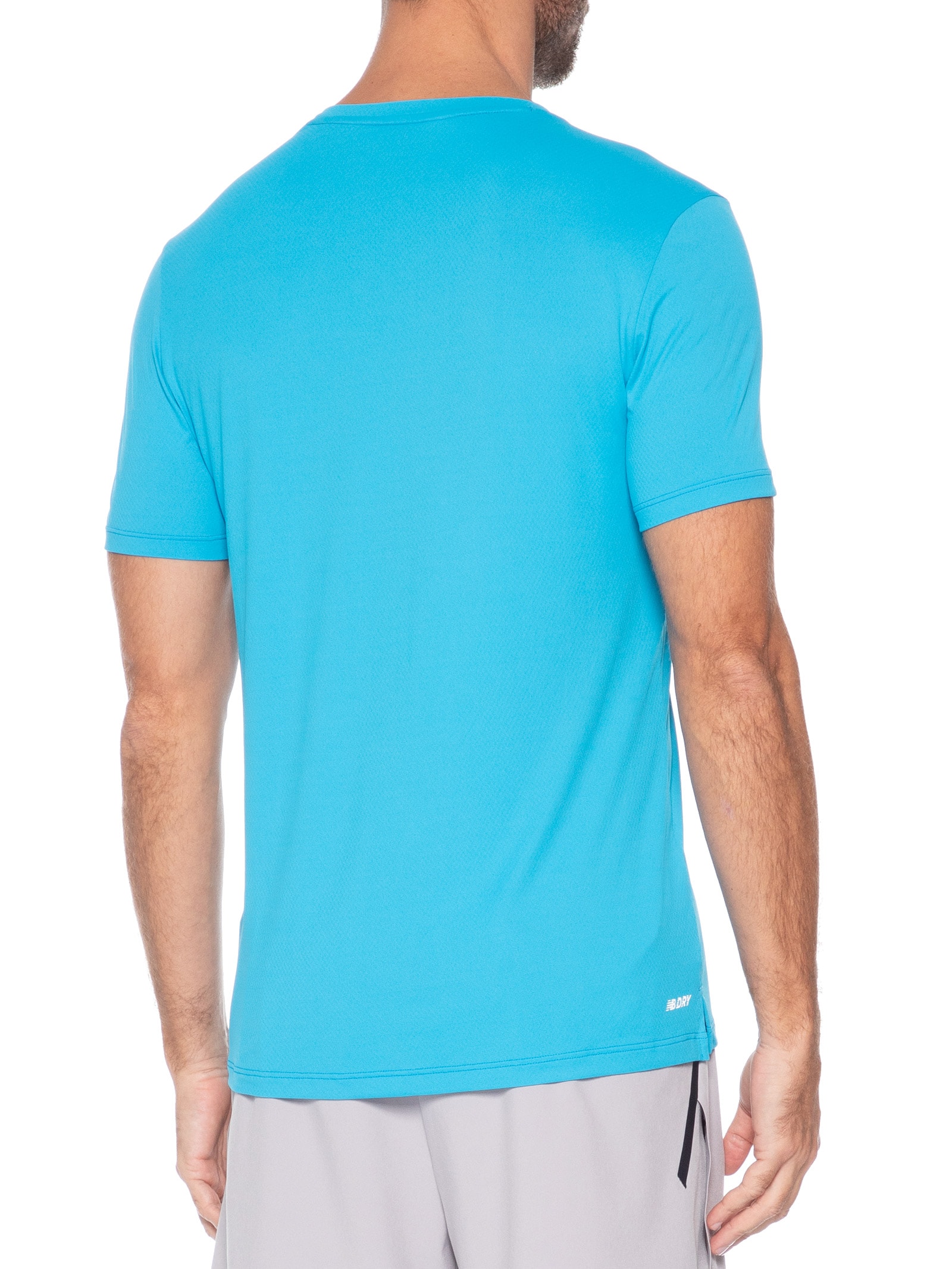 Camiseta Masculina Sport Essentials Azul New Balance