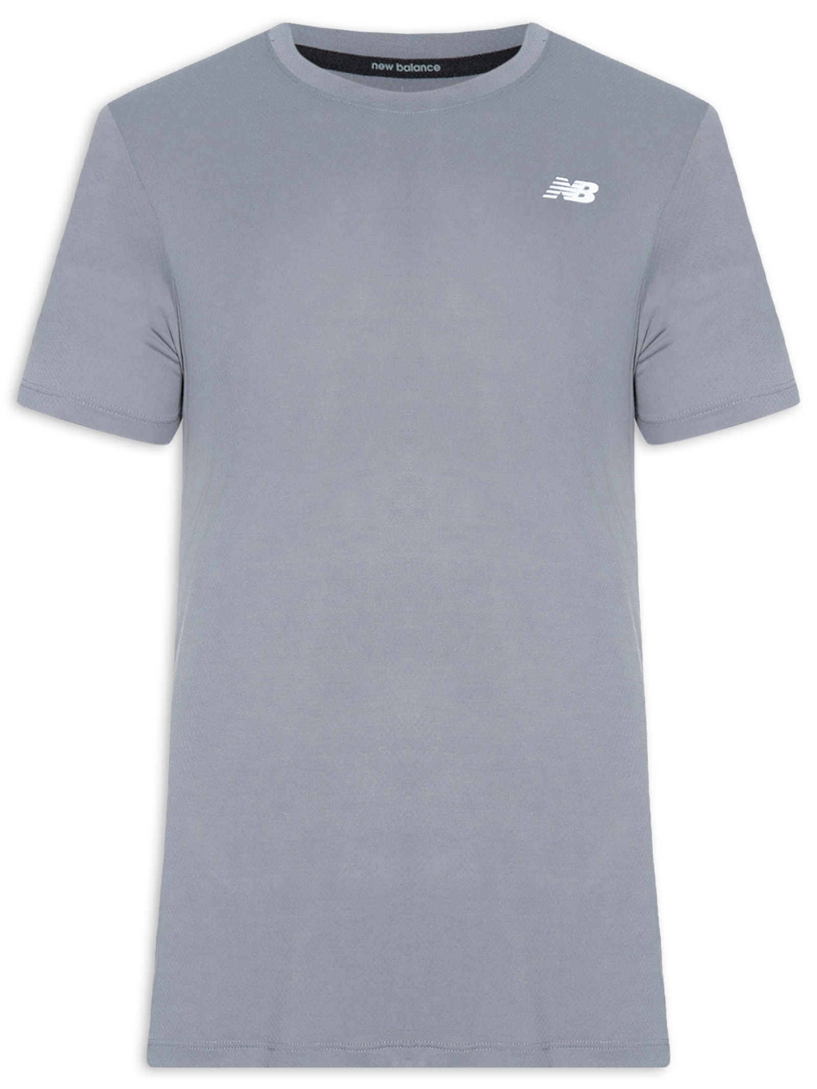 Camiseta Masculina Sport Essentials Cinza New Balance