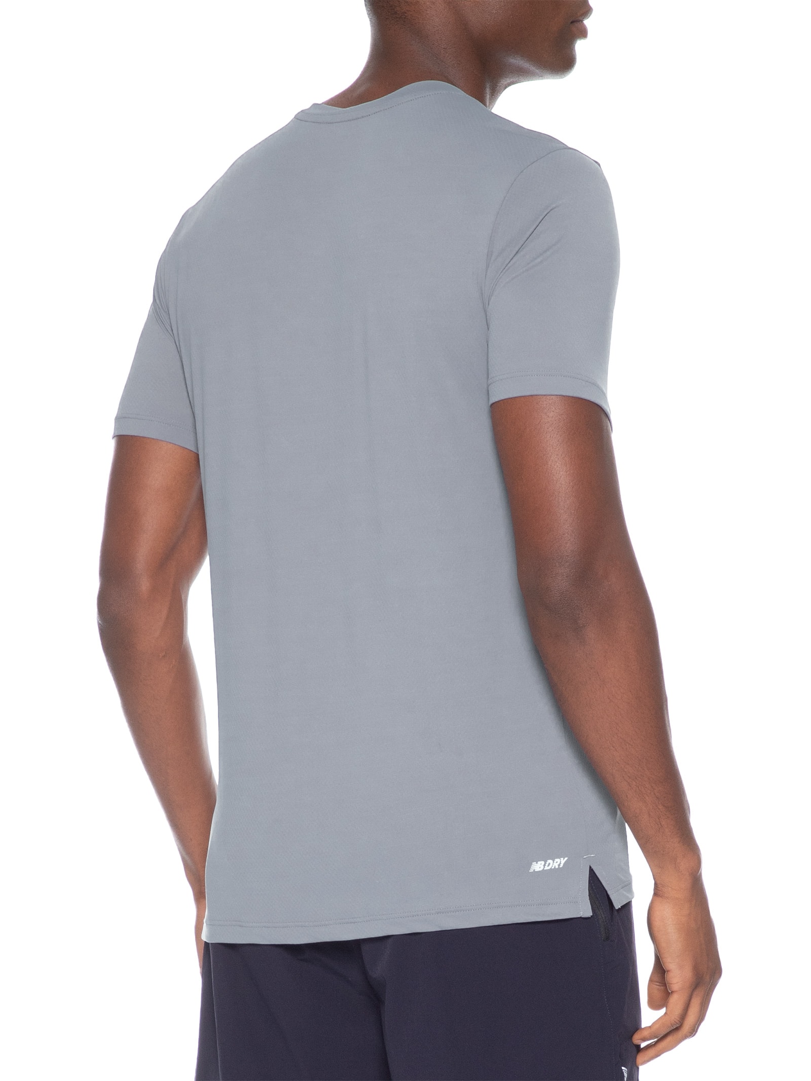 Camiseta Masculina Sport Essentials Cinza New Balance