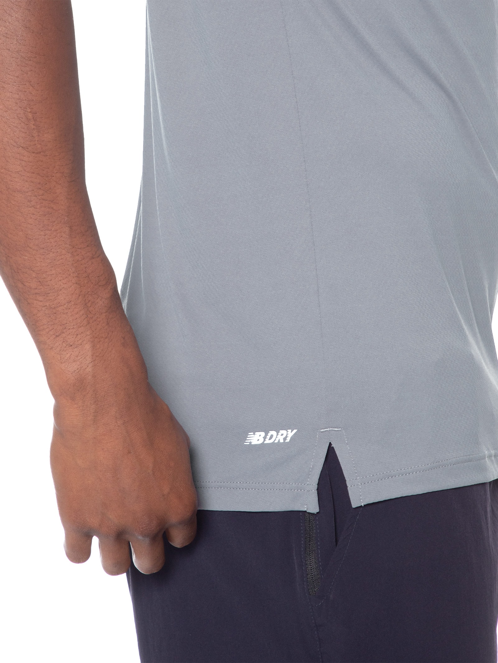 Camiseta Masculina Sport Essentials Cinza New Balance
