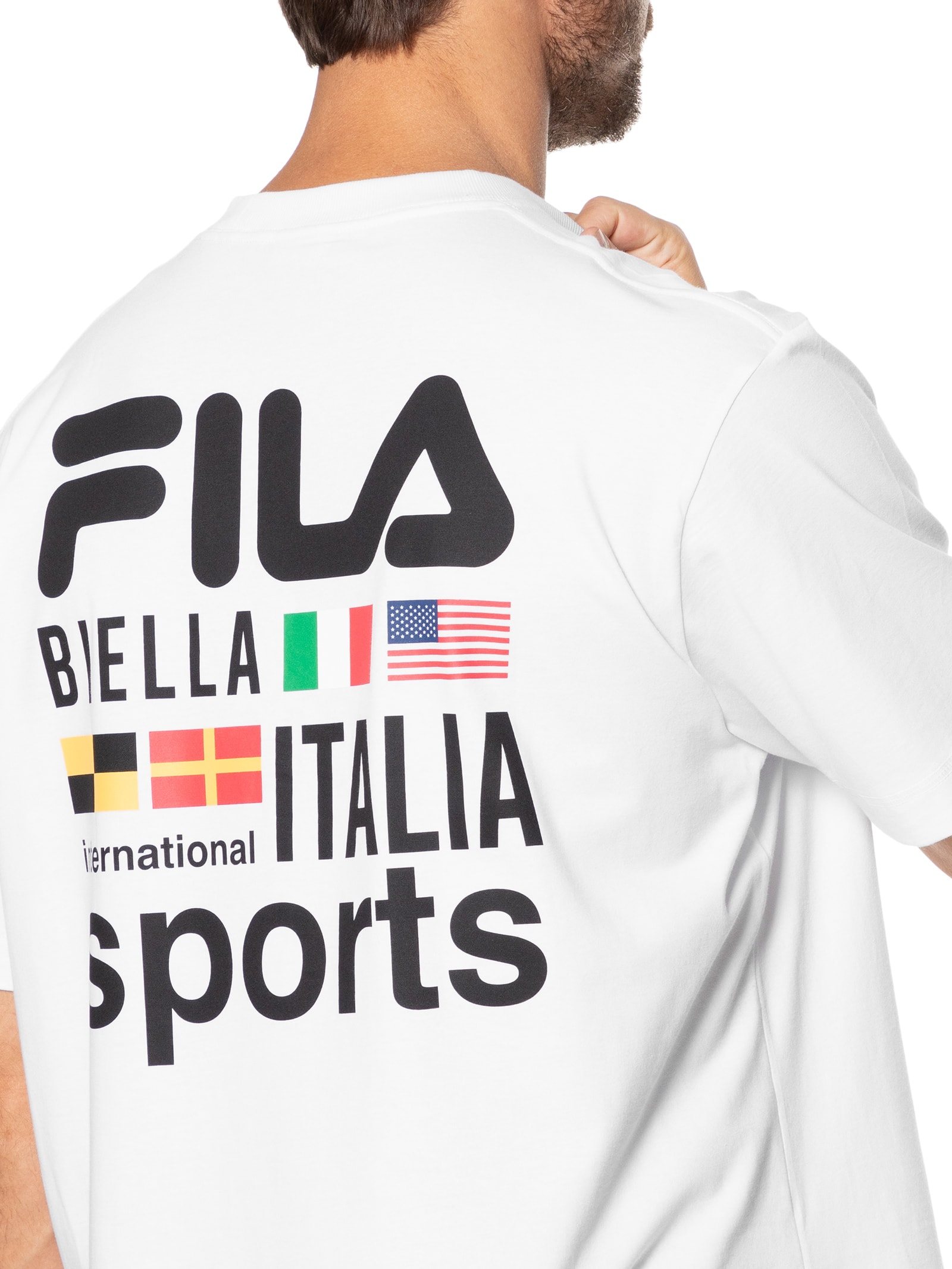 Italia Masculina Camisetas Fila Niña Fila Comfort Camisas Fila