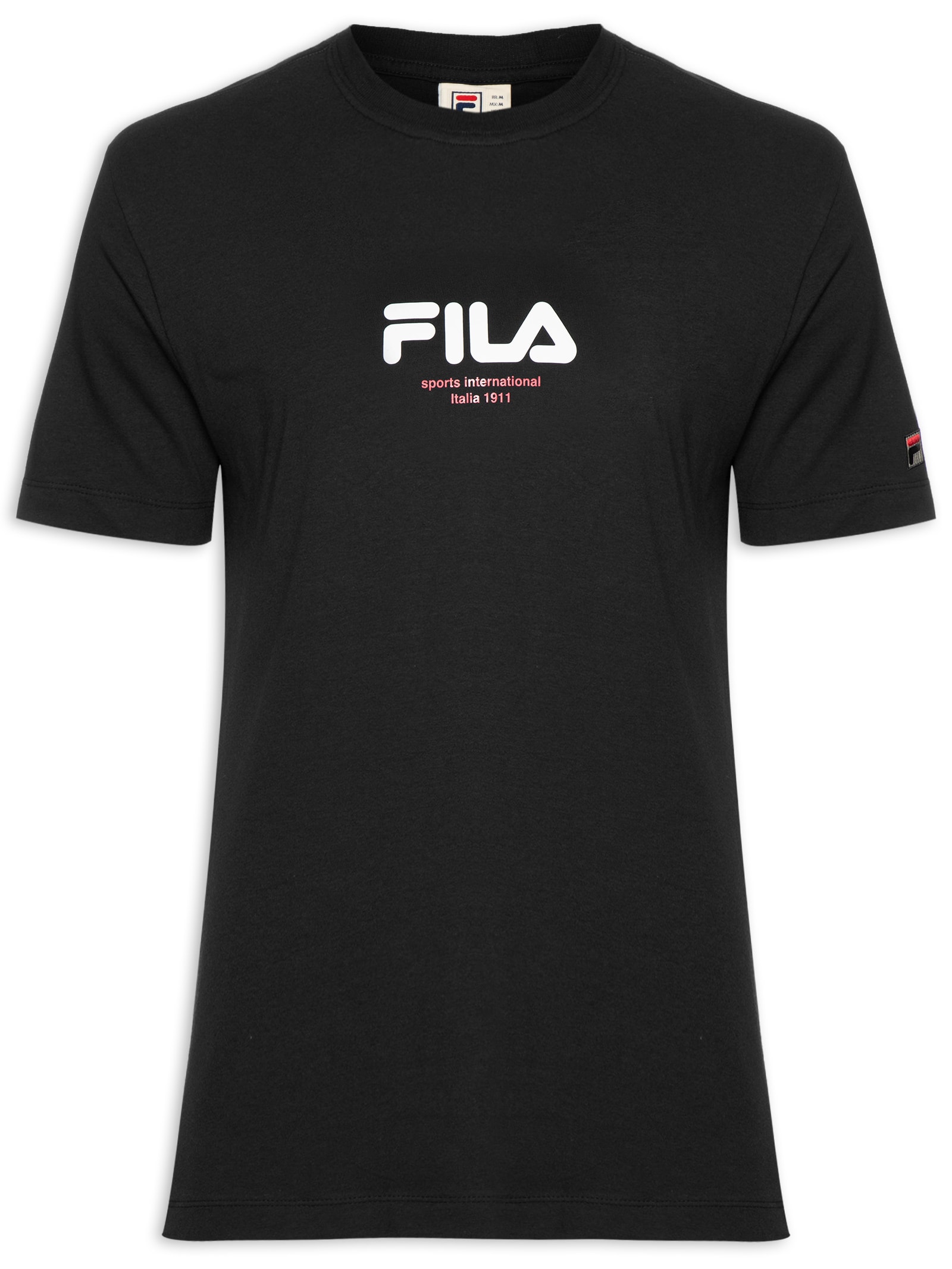 Camiseta Masculina Sports Preto OQVestir camiseta-masculina-sports-preto-oqvestir