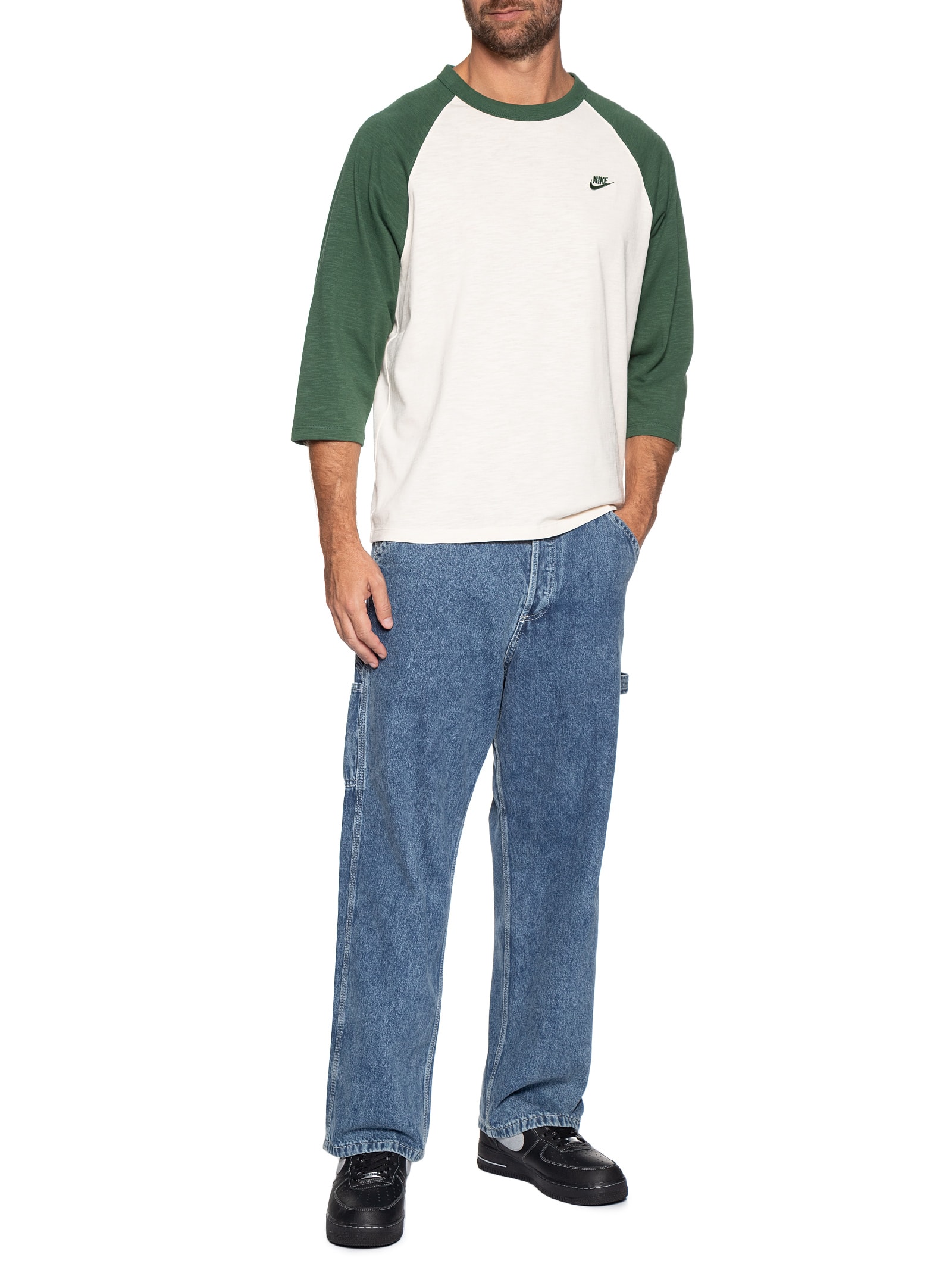 Camiseta Masculina Sportswear Club Bege Nike