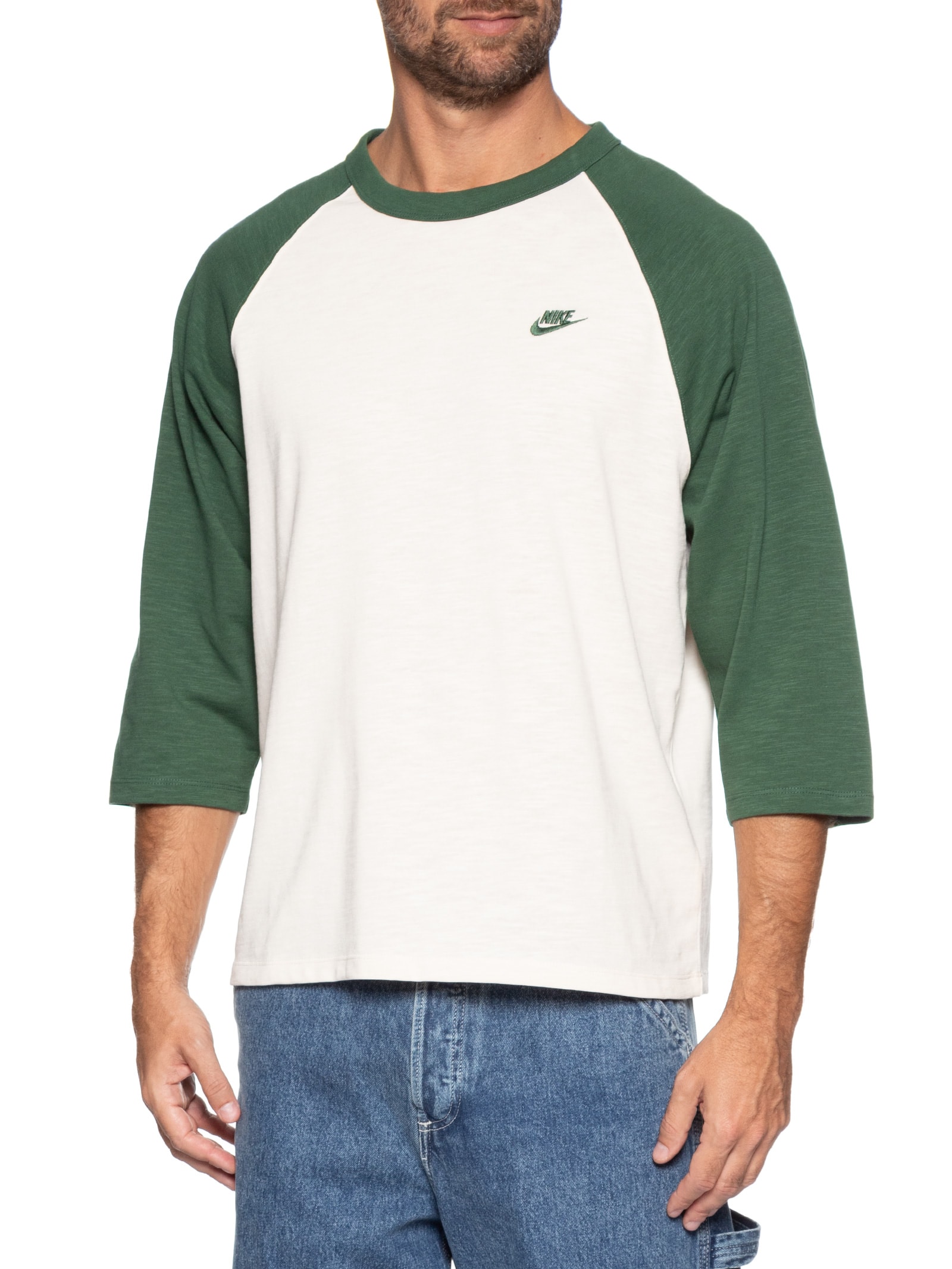 Camiseta Masculina Sportswear Club Bege Nike