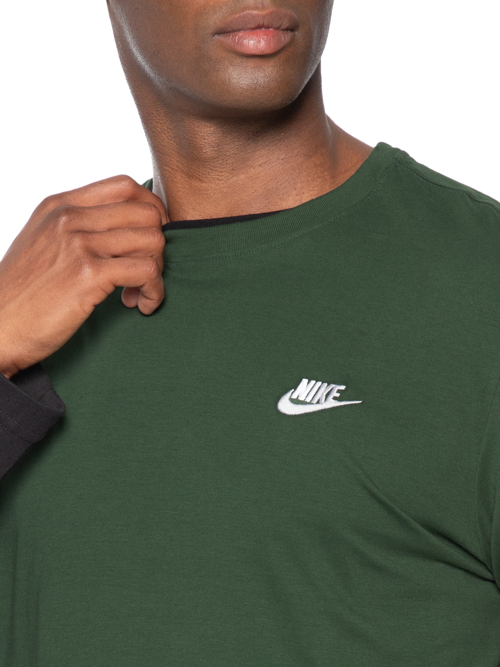 Camiseta Masculina Sportswear Club Verde Nike