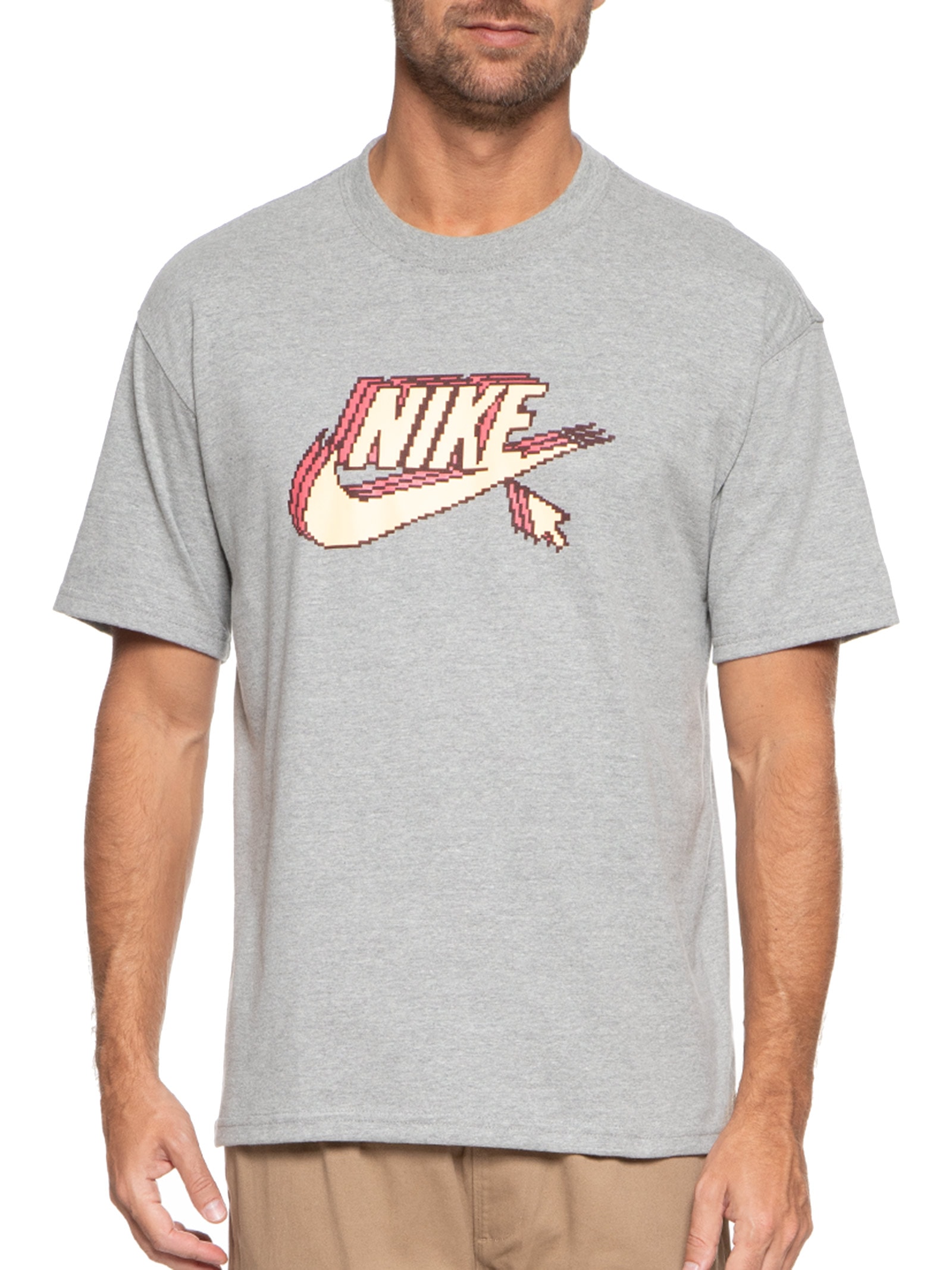 Camiseta Masculina Sportswear Max90 Futura Cinza Nike
