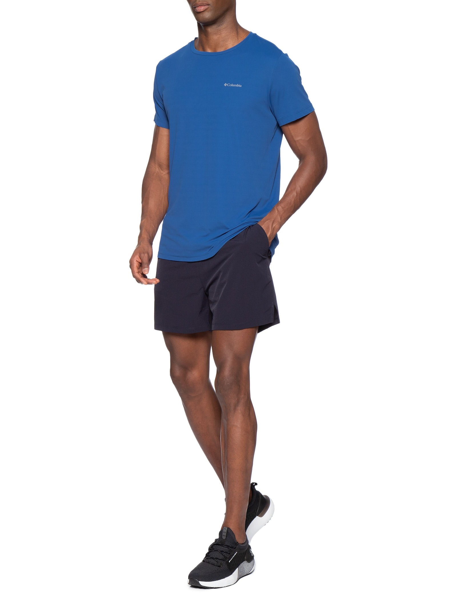 Camiseta Masculina Sportswear Neblina™ Omni-Wick™ - Azul - Columbia