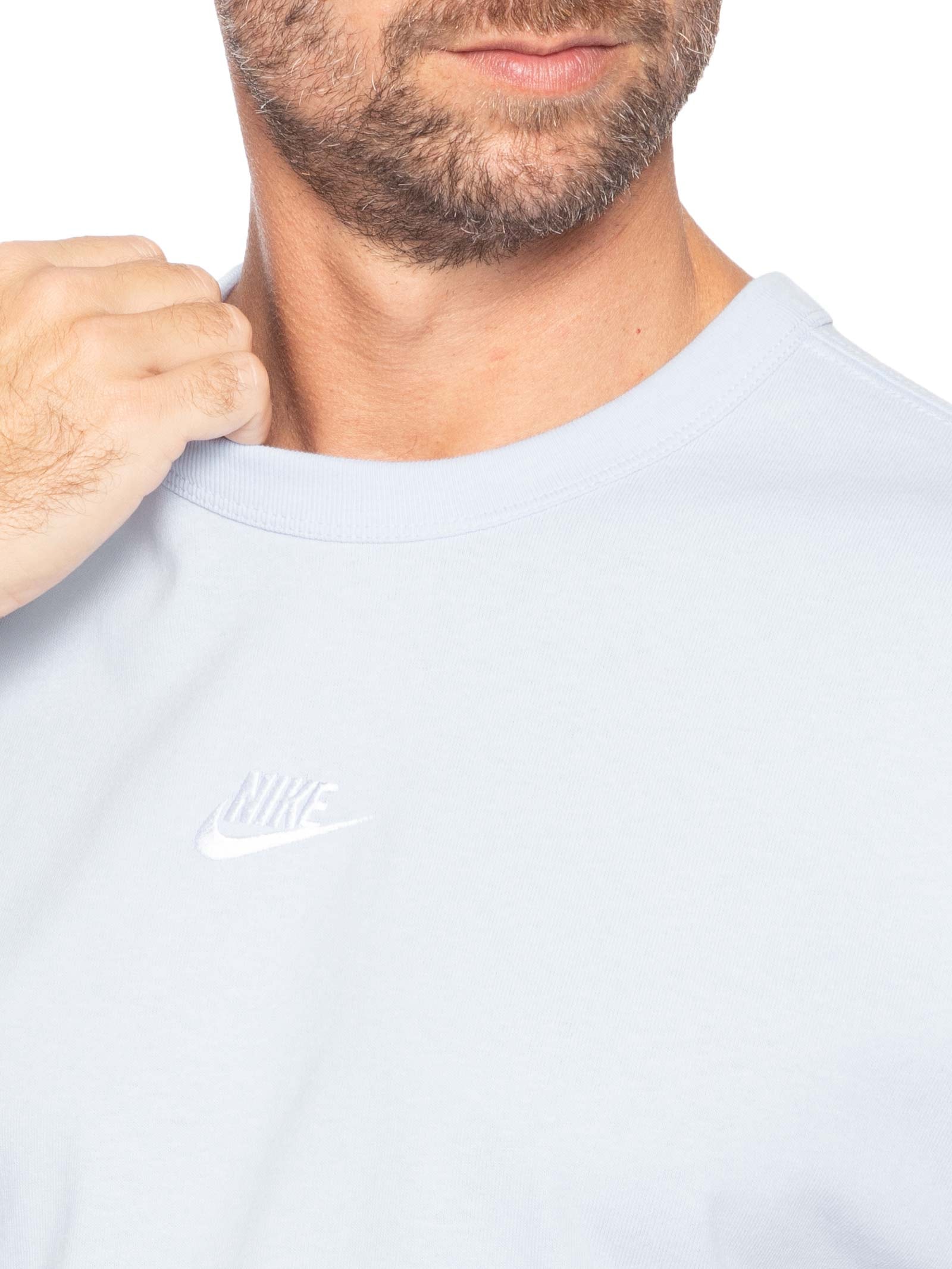 Camiseta Masculina Sportswear Premium Ess - Azul - Nike