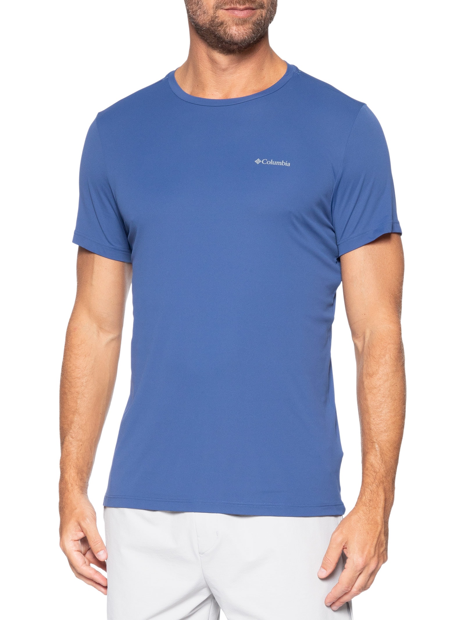 Camiseta Masculina Sportwear Neblina™ Omni-wick™ Azul Columbia