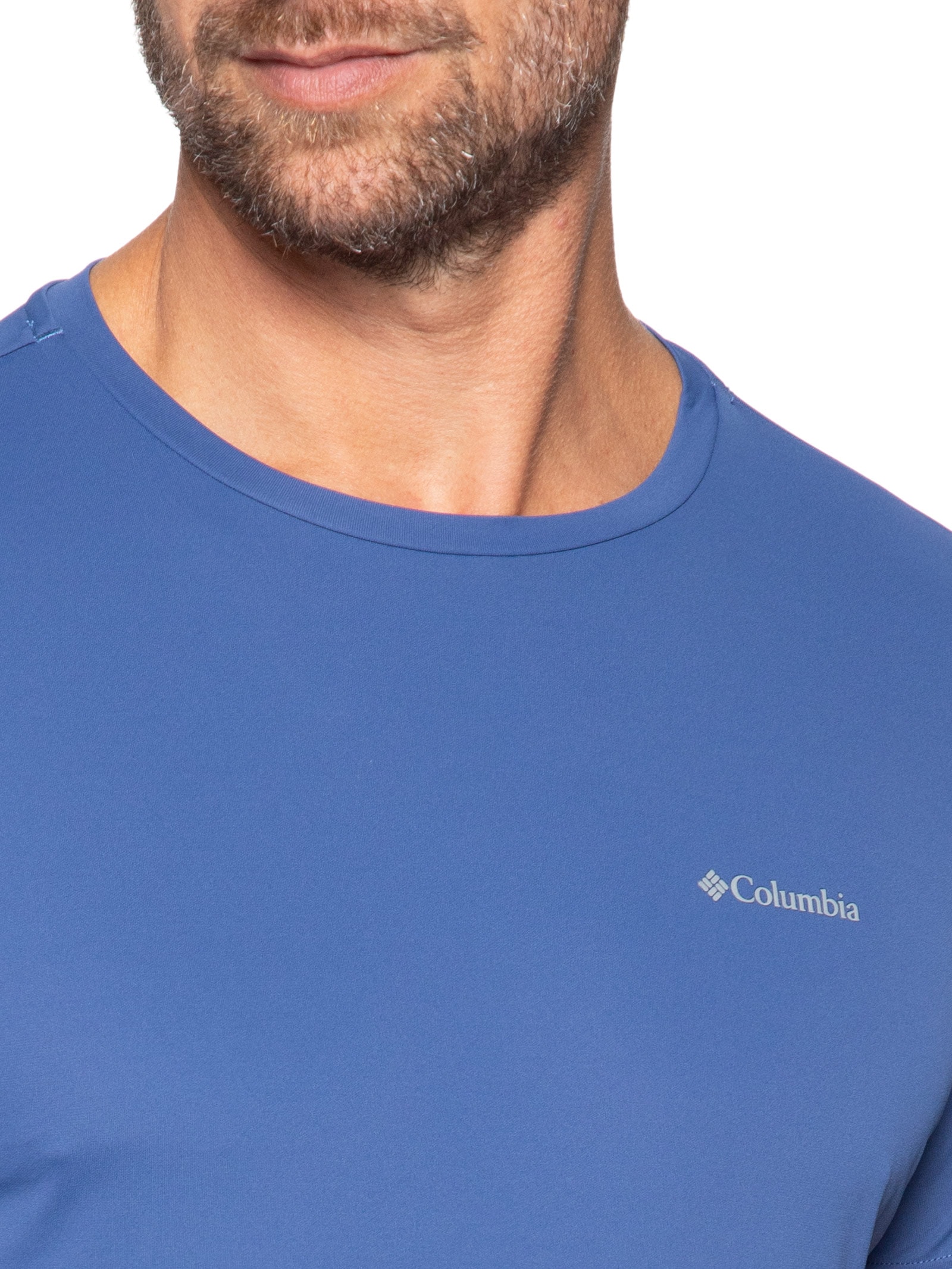 Camiseta Masculina Sportwear Neblina™ Omni-wick™ Azul Columbia
