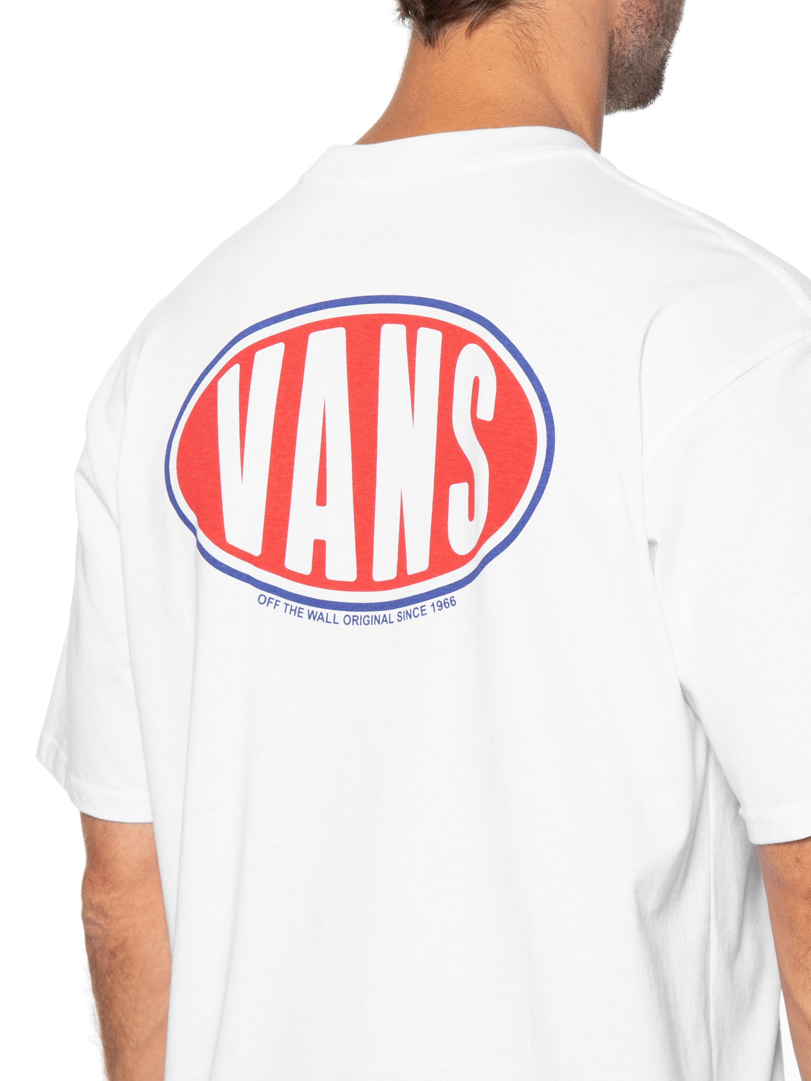 Camiseta Masculina Spray On SS Branco Vans