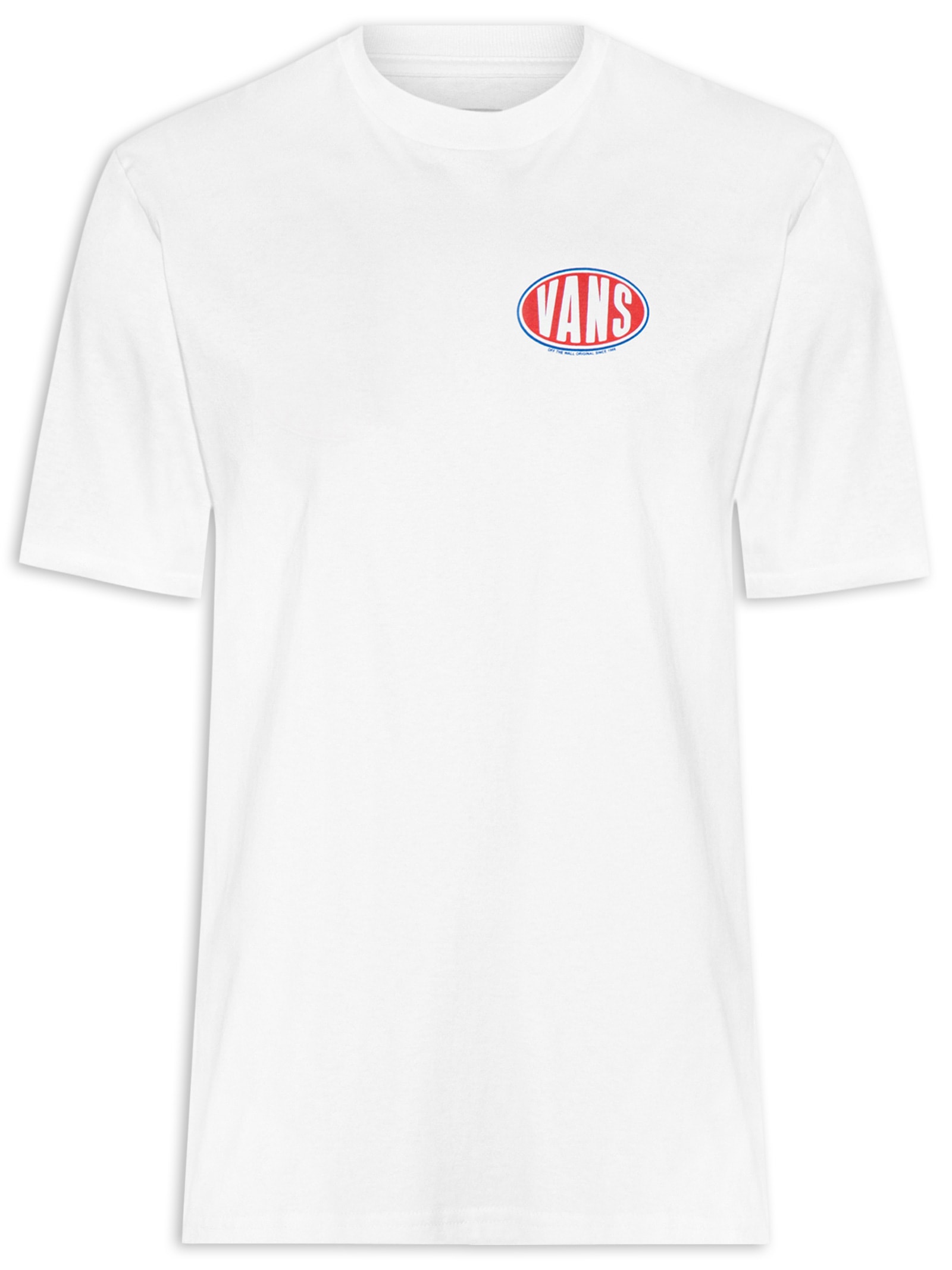Camiseta Masculina Spray On SS Branco Vans