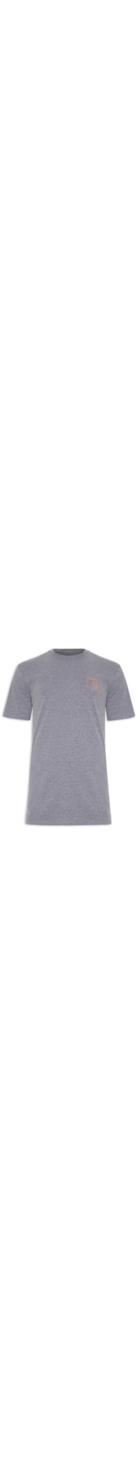 Camiseta Masculina Square Basic - Cinza
