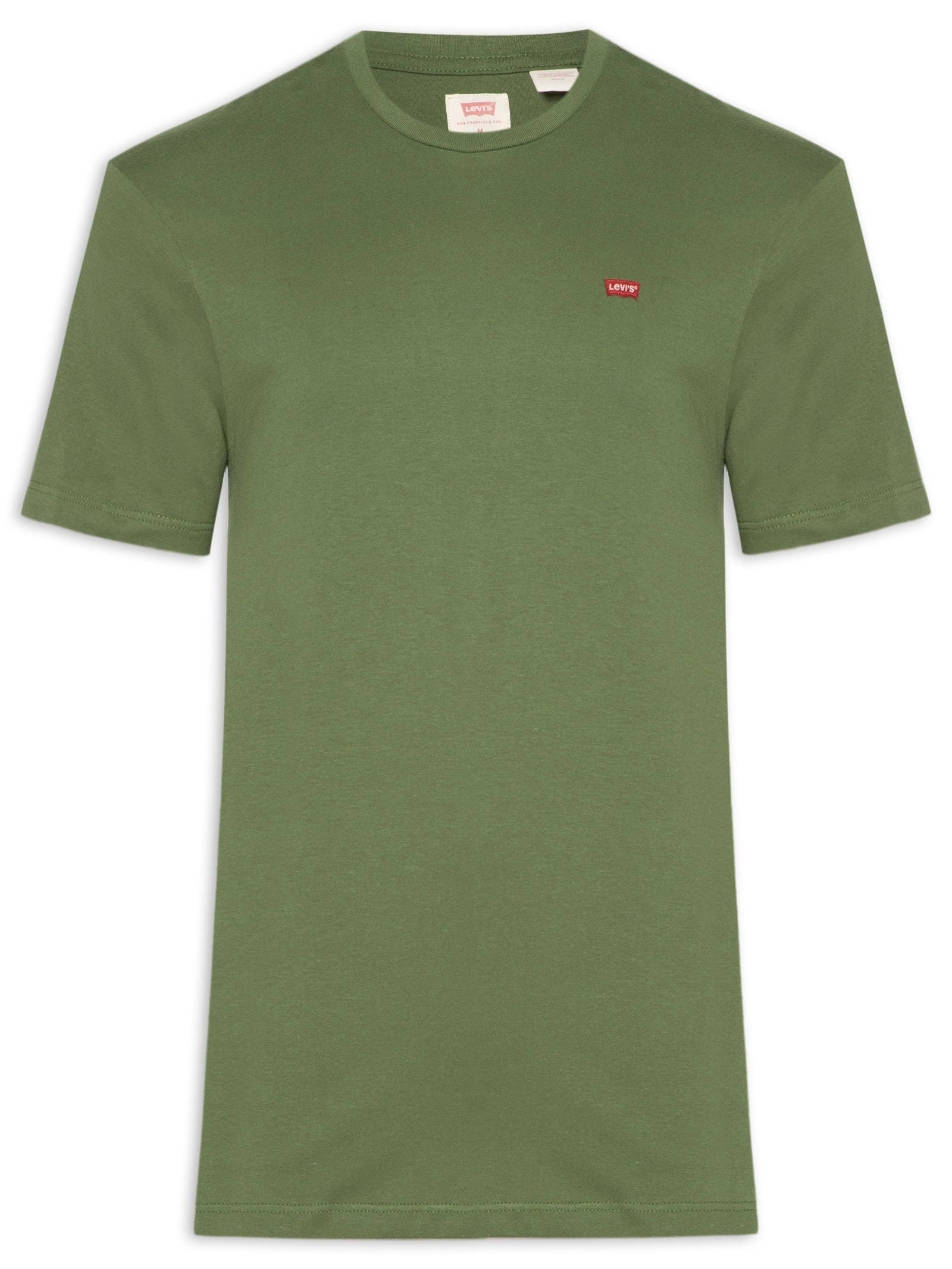 Camiseta Masculina SS Classic Fit Hm com Logo Verde Levi's