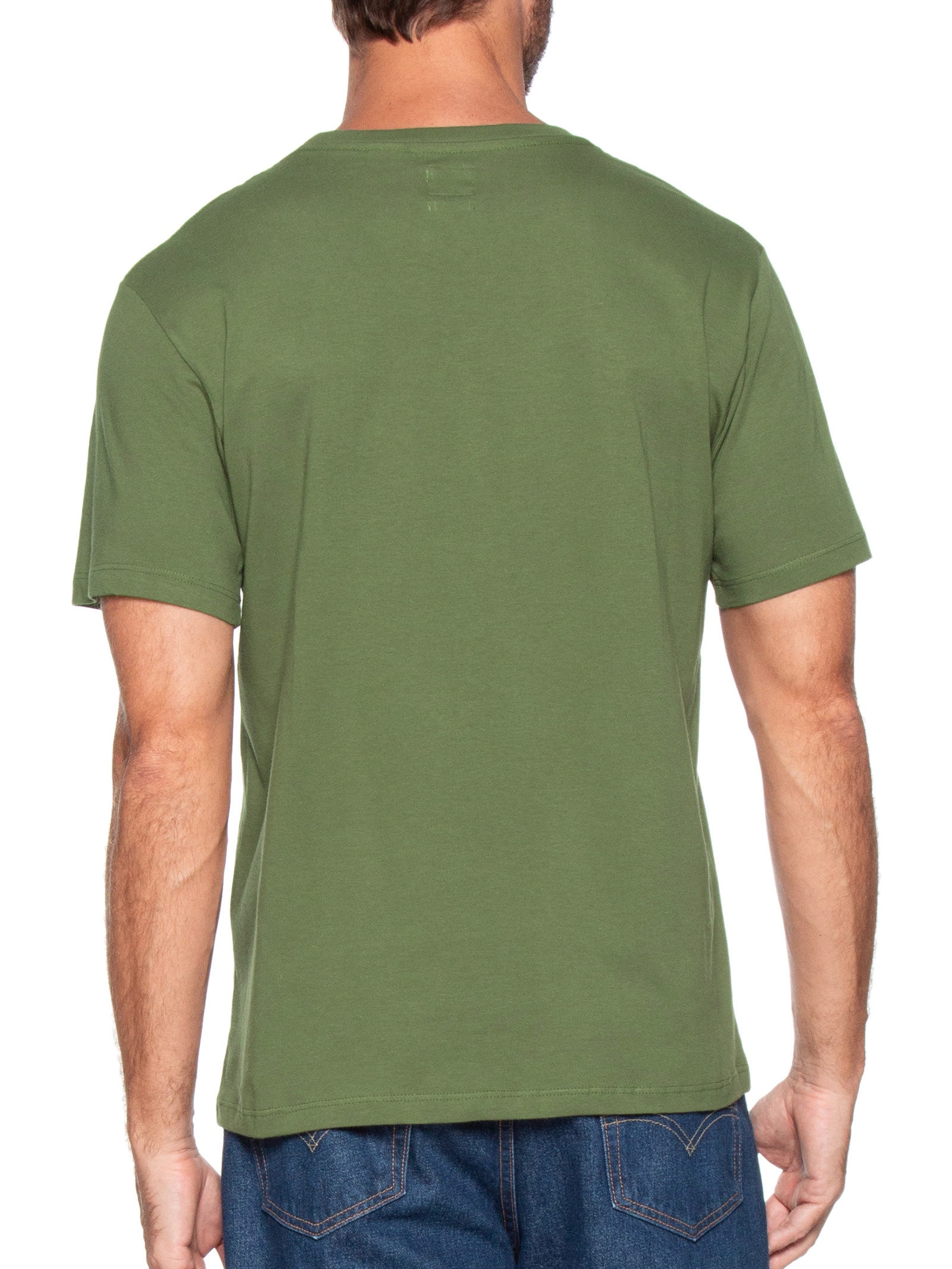 Camiseta Masculina SS Classic Fit Hm com Logo Verde Levi's