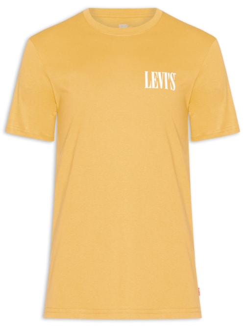 Camiseta Masculina SS Relaxed Fit Tee – Amarelo