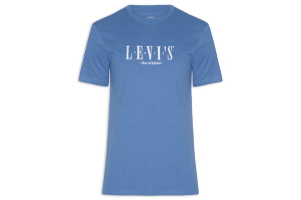 Camiseta Masculina SS Relaxed Fit Tee - Azul