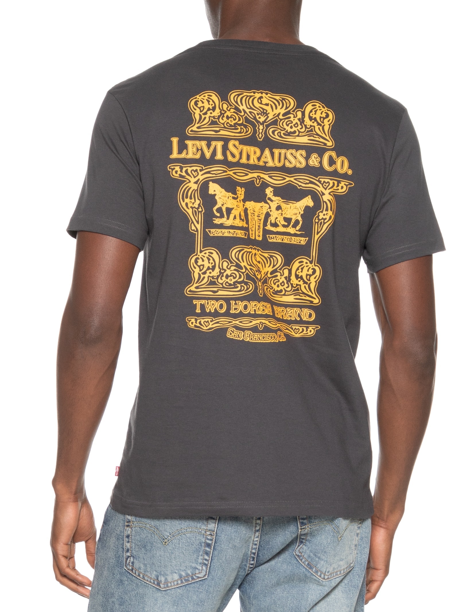 Camiseta Masculina SS Relaxed Fit Tee Preto Levi's
