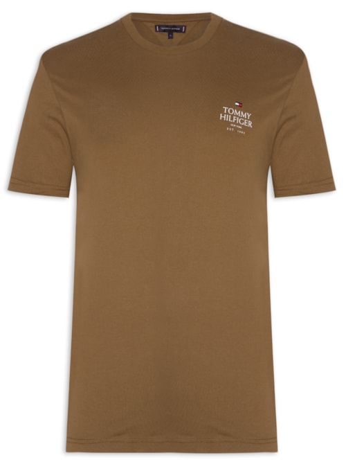 Camiseta Masculina Stack Brand Love Tee - Marrom