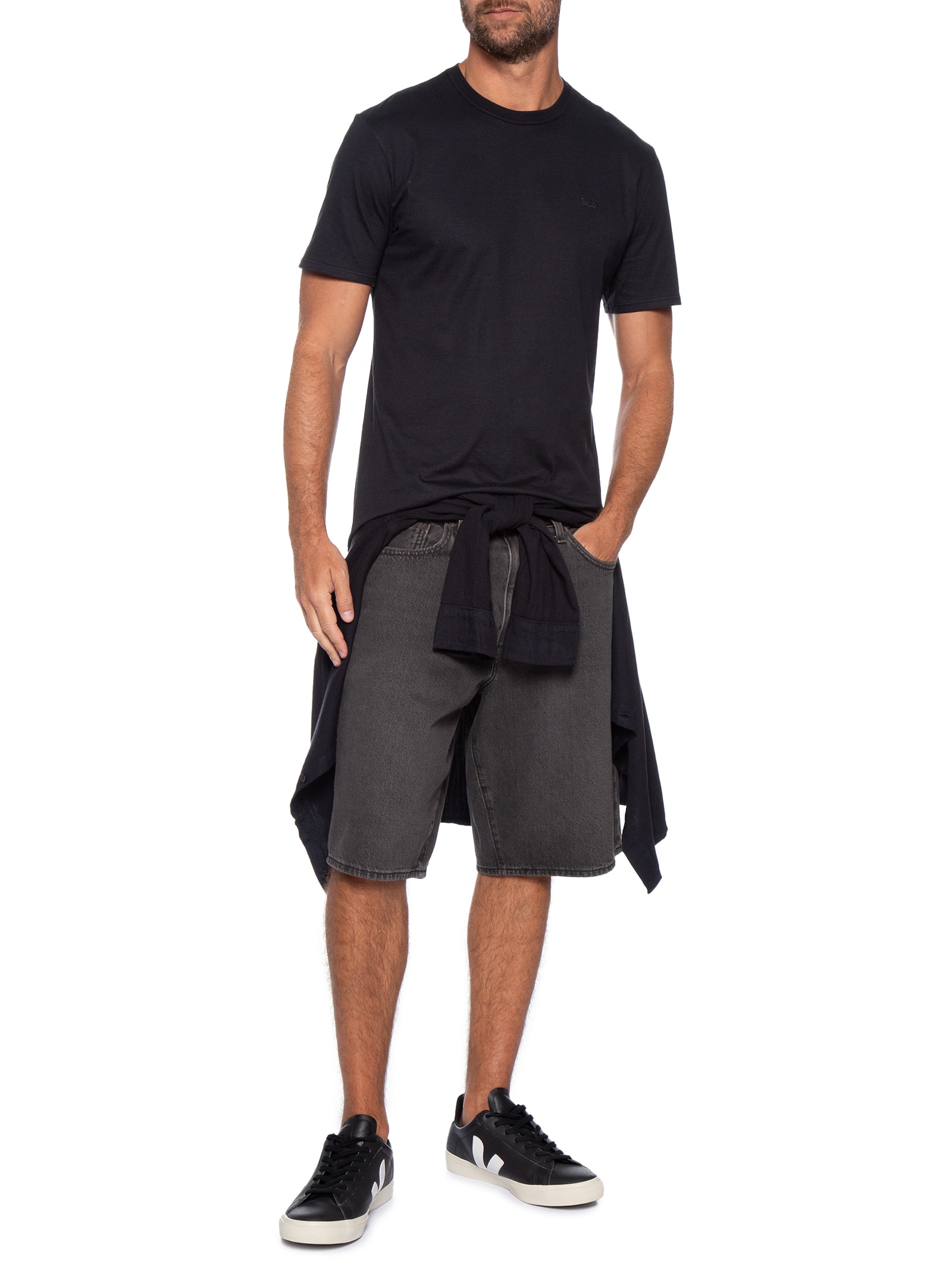 Camiseta Masculina Standard Fit Levi's Original Sur Ton Preto Levi's
