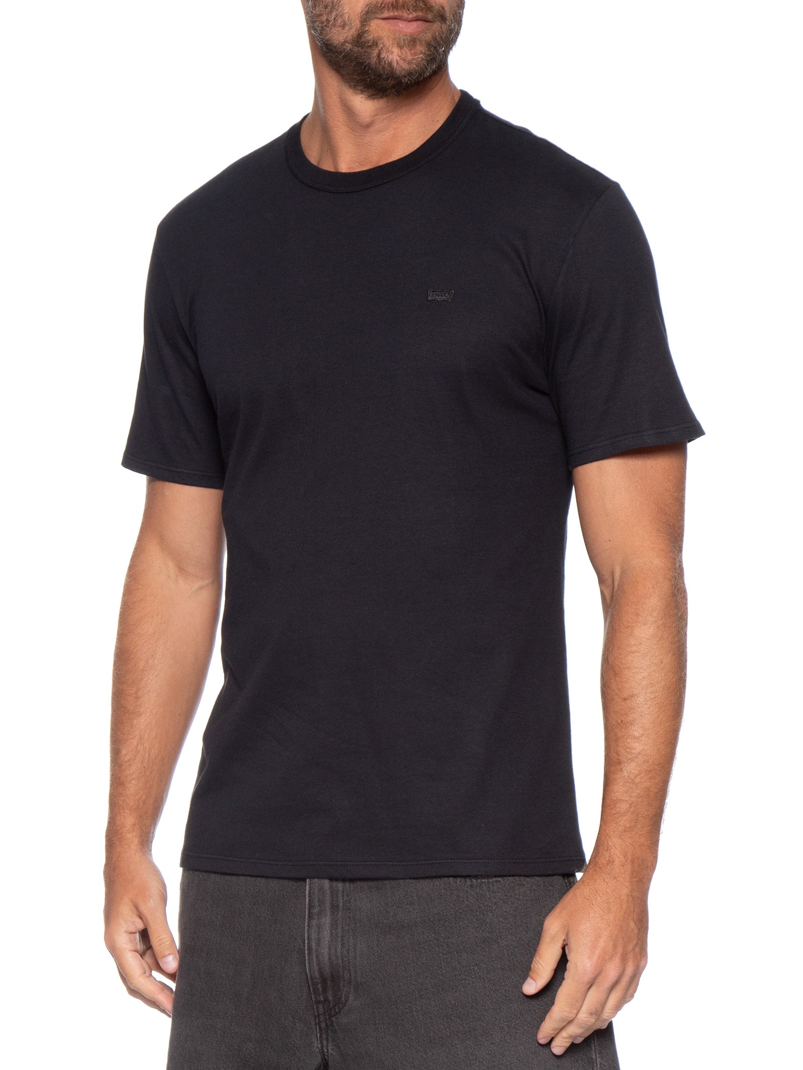 Camiseta Masculina Standard Fit Levi's Original Sur Ton Preto Levi's