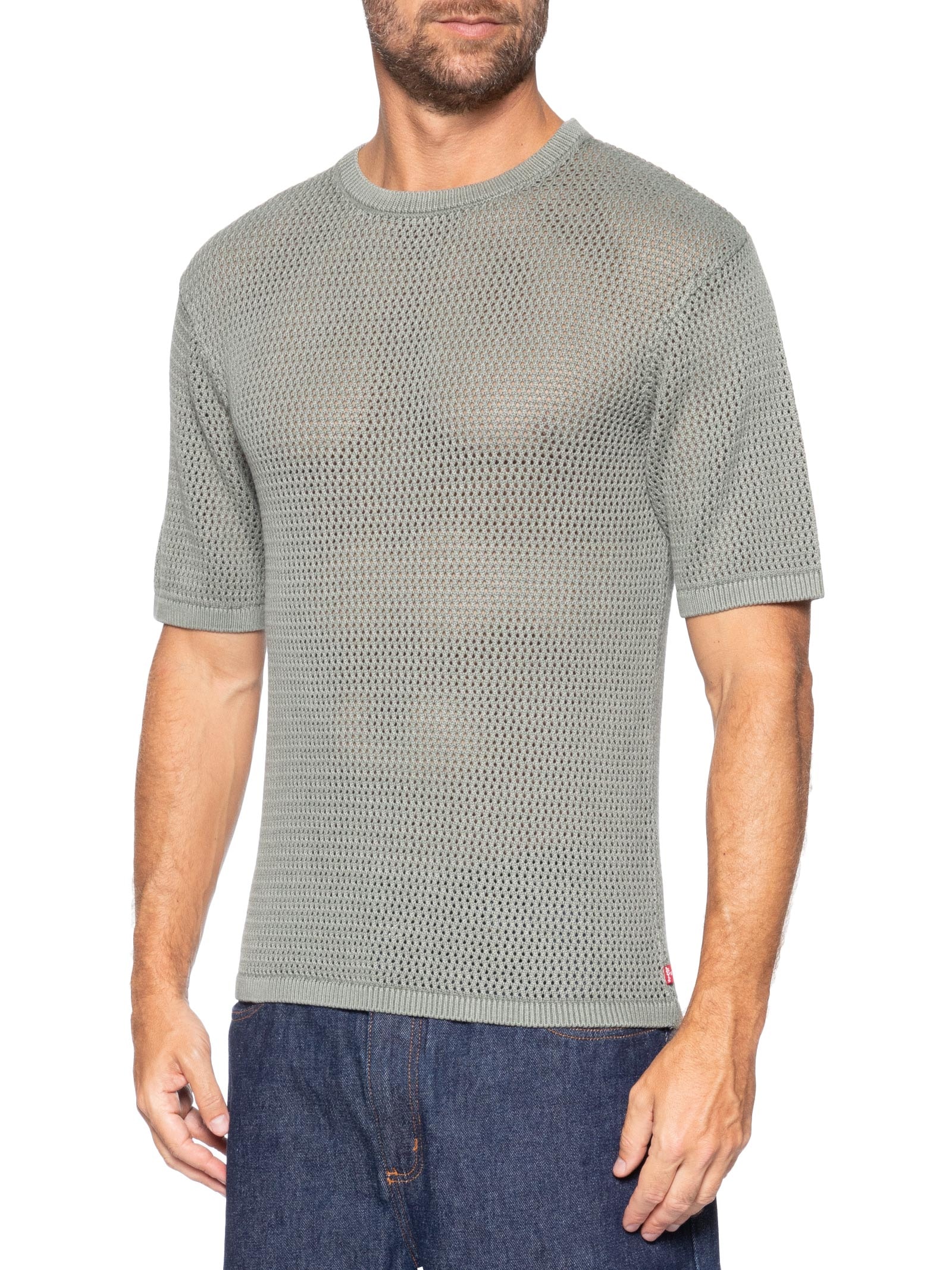 Camiseta Masculina Standard Fit Stinson Sweater Verde Levi's