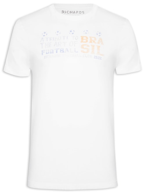 Camiseta Masculina Stars Cup – Branco
