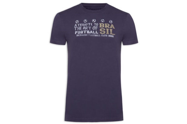 Camiseta Masculina Stars Cup - Roxo