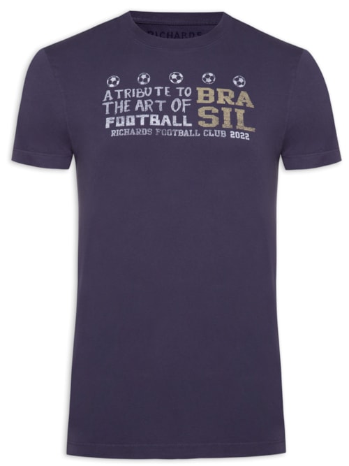 Camiseta Masculina Stars Cup – Roxo