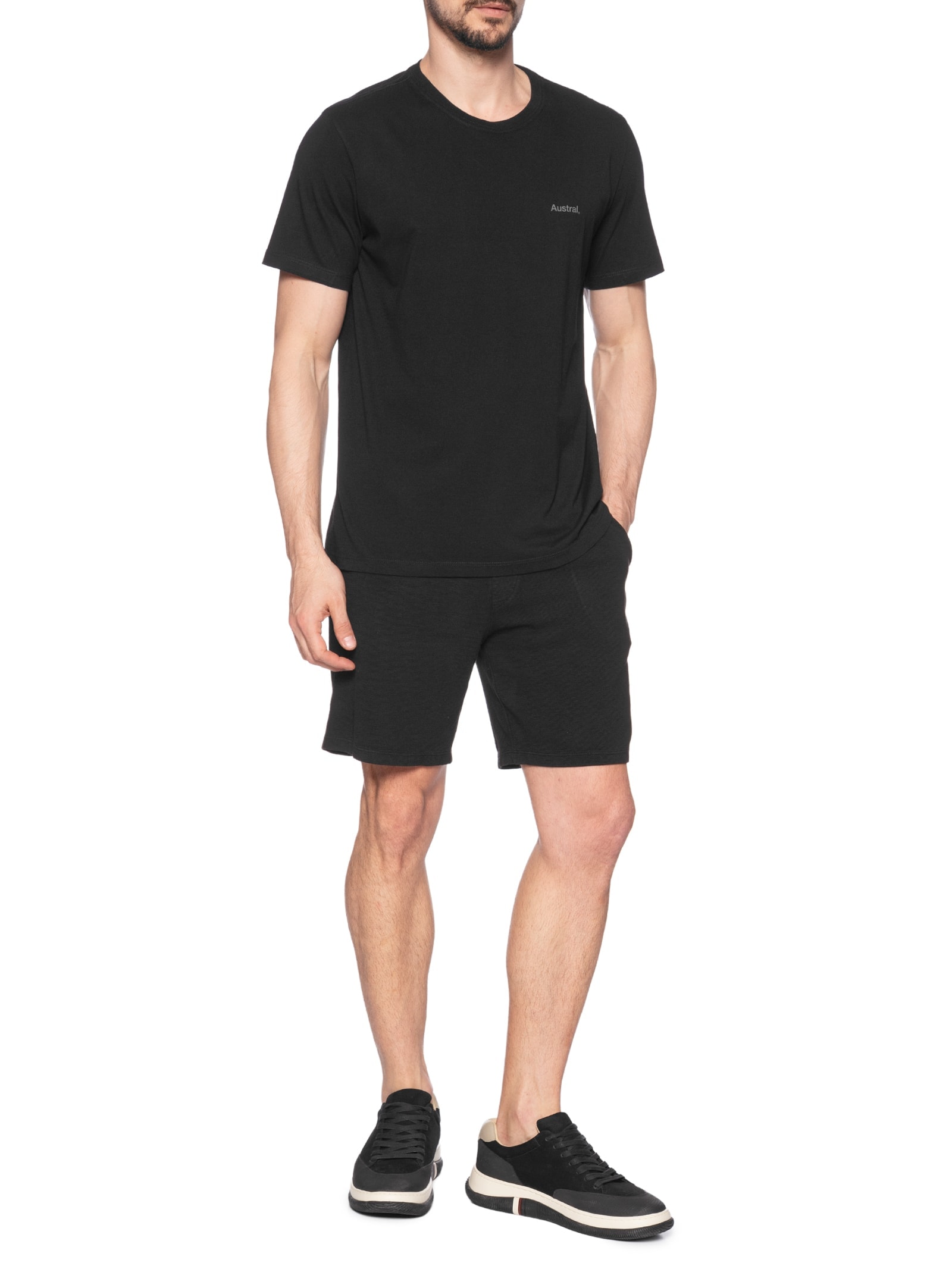 Camiseta Masculina Statue Preto Austral