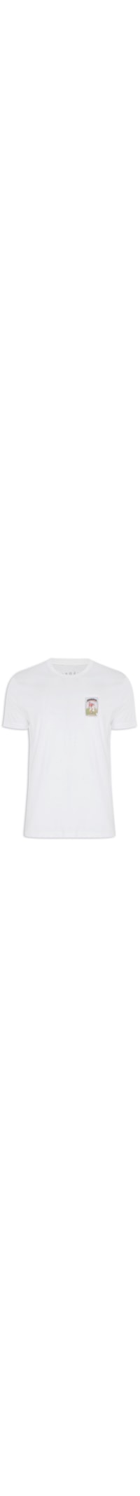 Camiseta Masculina Sticker Futebol - Branco