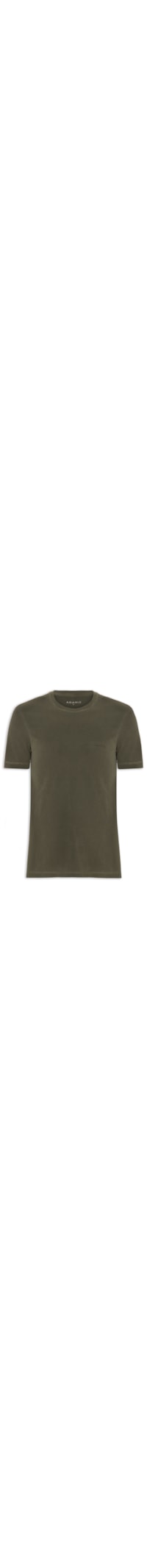 Camiseta Masculina Stonada Peito (PA) - Marrom