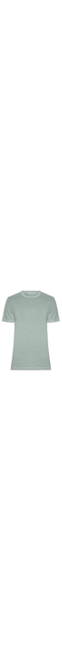 Camiseta Masculina Stonada Peito - Verde