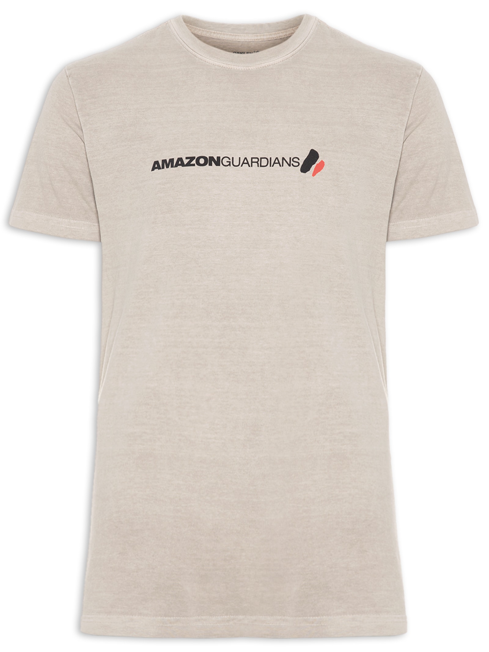 Camiseta Masculina Stone Amazon Guardians Bege Osklen