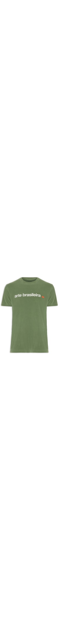 Camiseta Masculina Stone Arte Brasileira - Verde