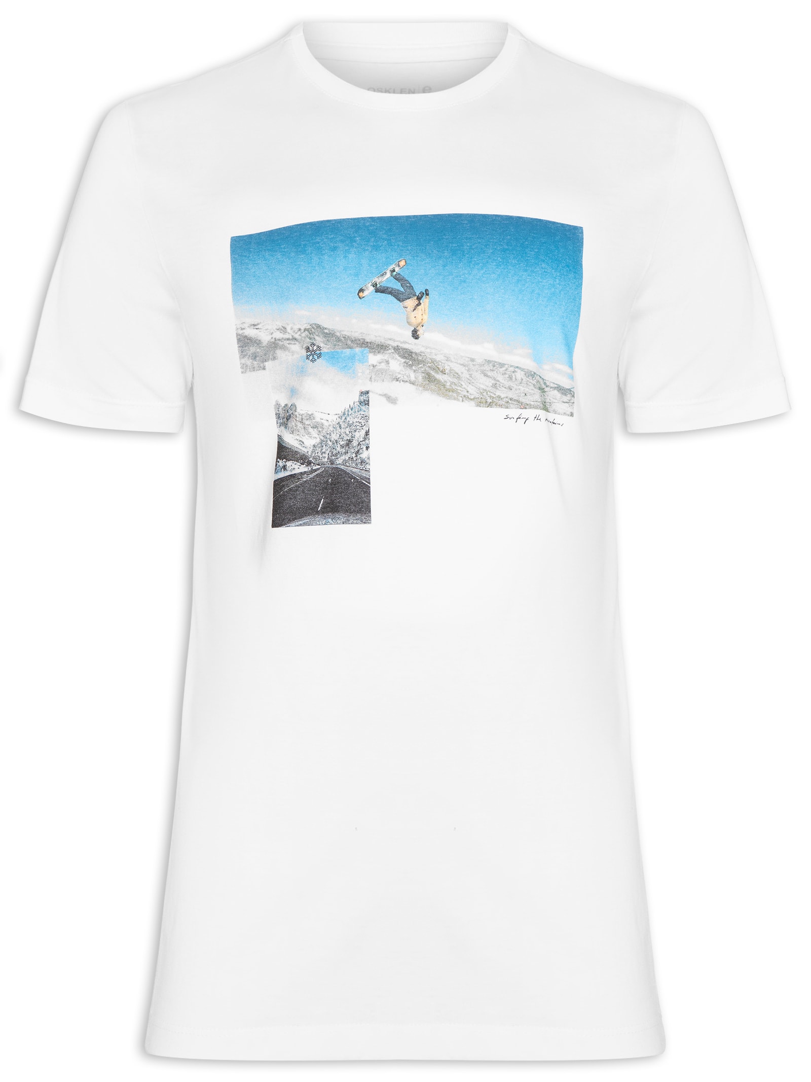 Camiseta Masculina Stone Aspen Air Branco Osklen
