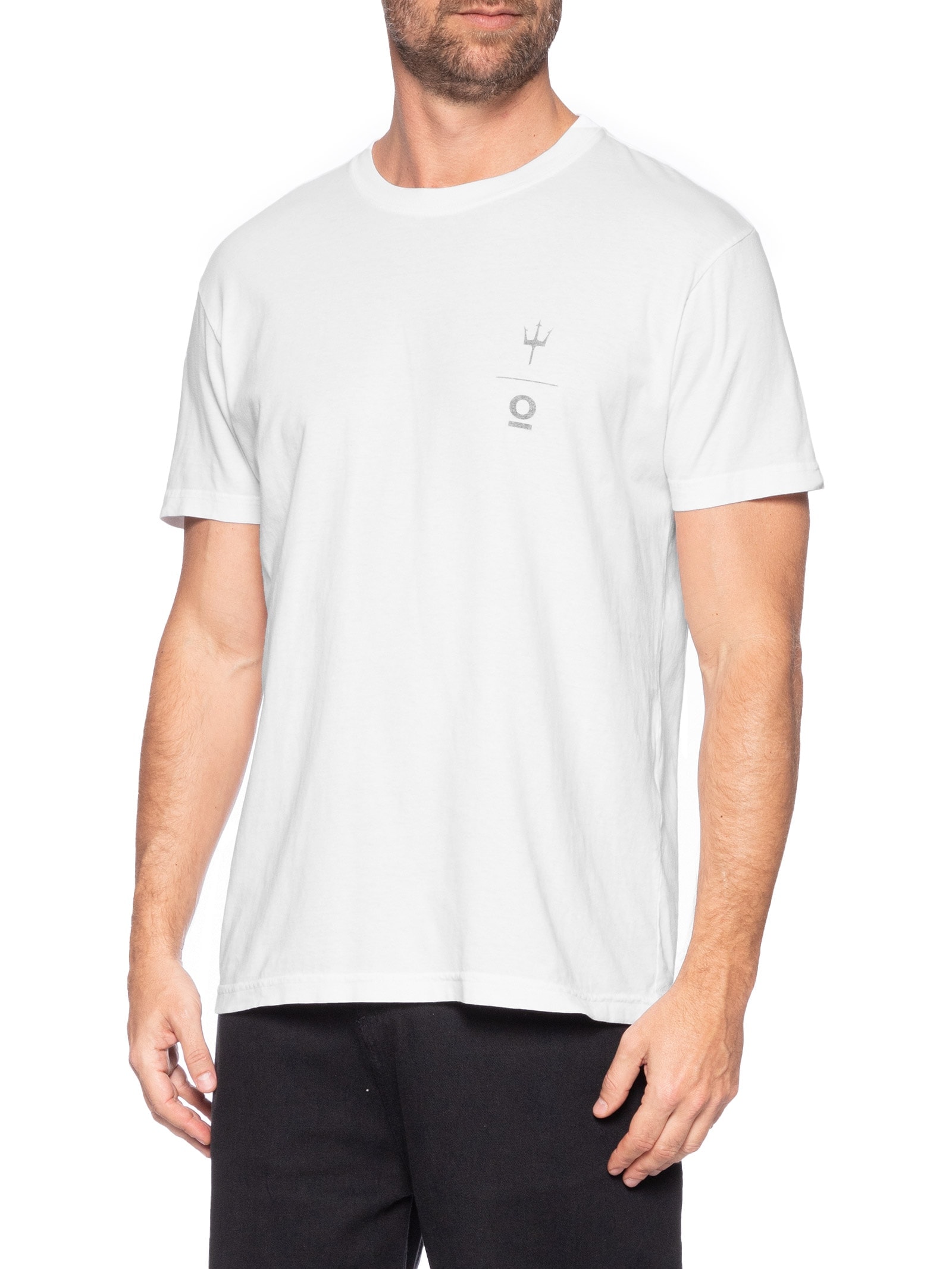 Camiseta Masculina Stone Bandeira Mergulho Branco Osklen