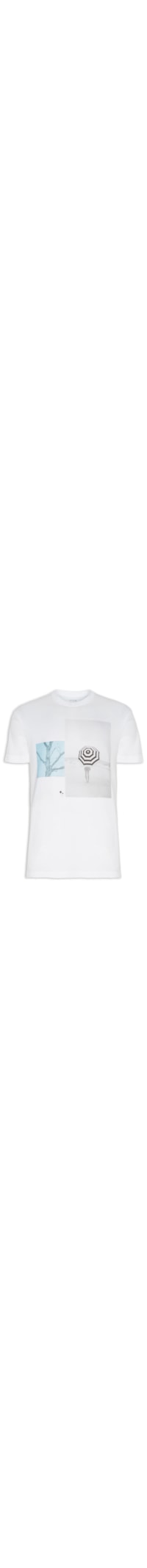 Camiseta Masculina Stone Beach Stripes - Branco