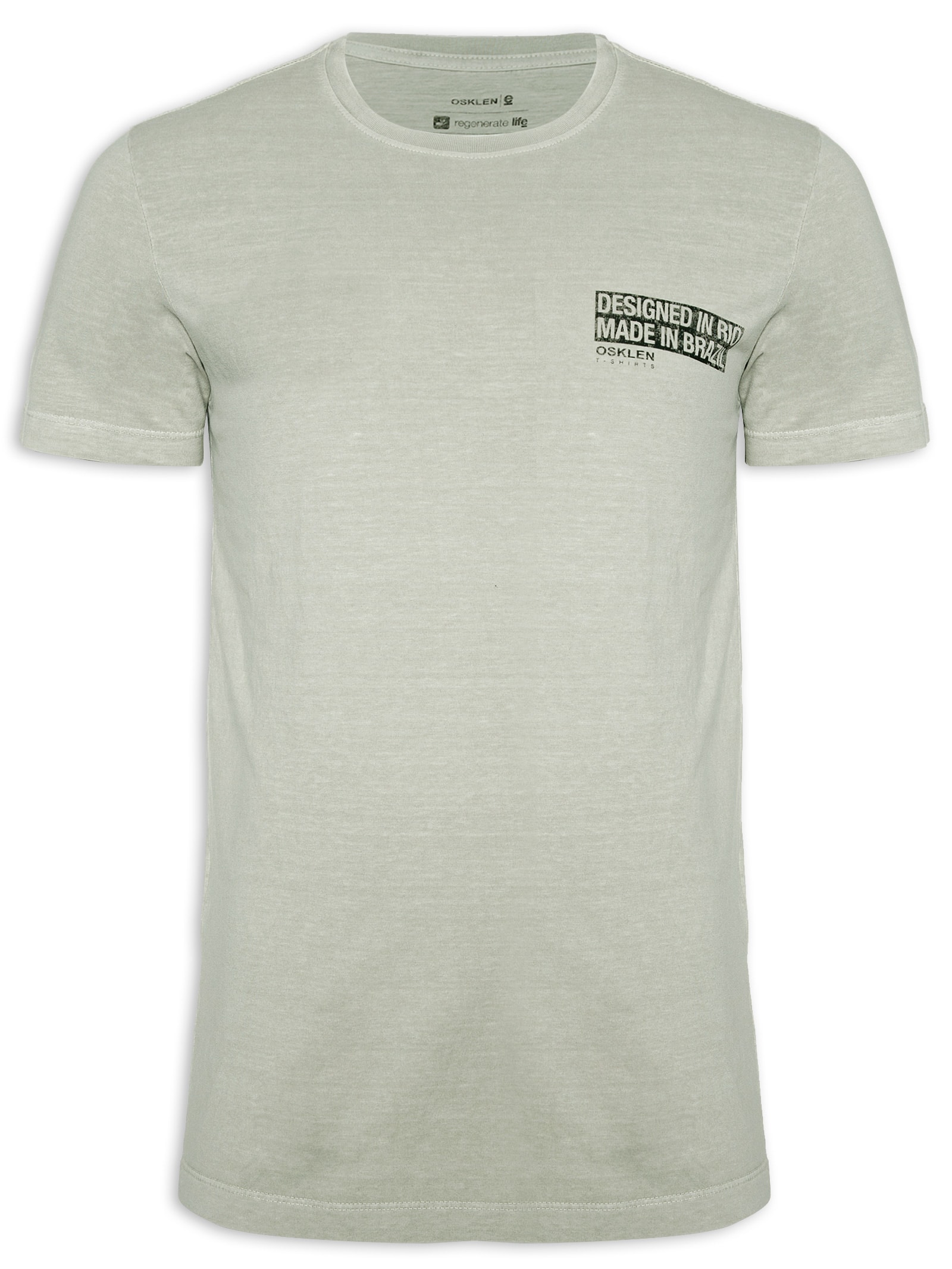 Camiseta Masculina Stone Bege Osklen